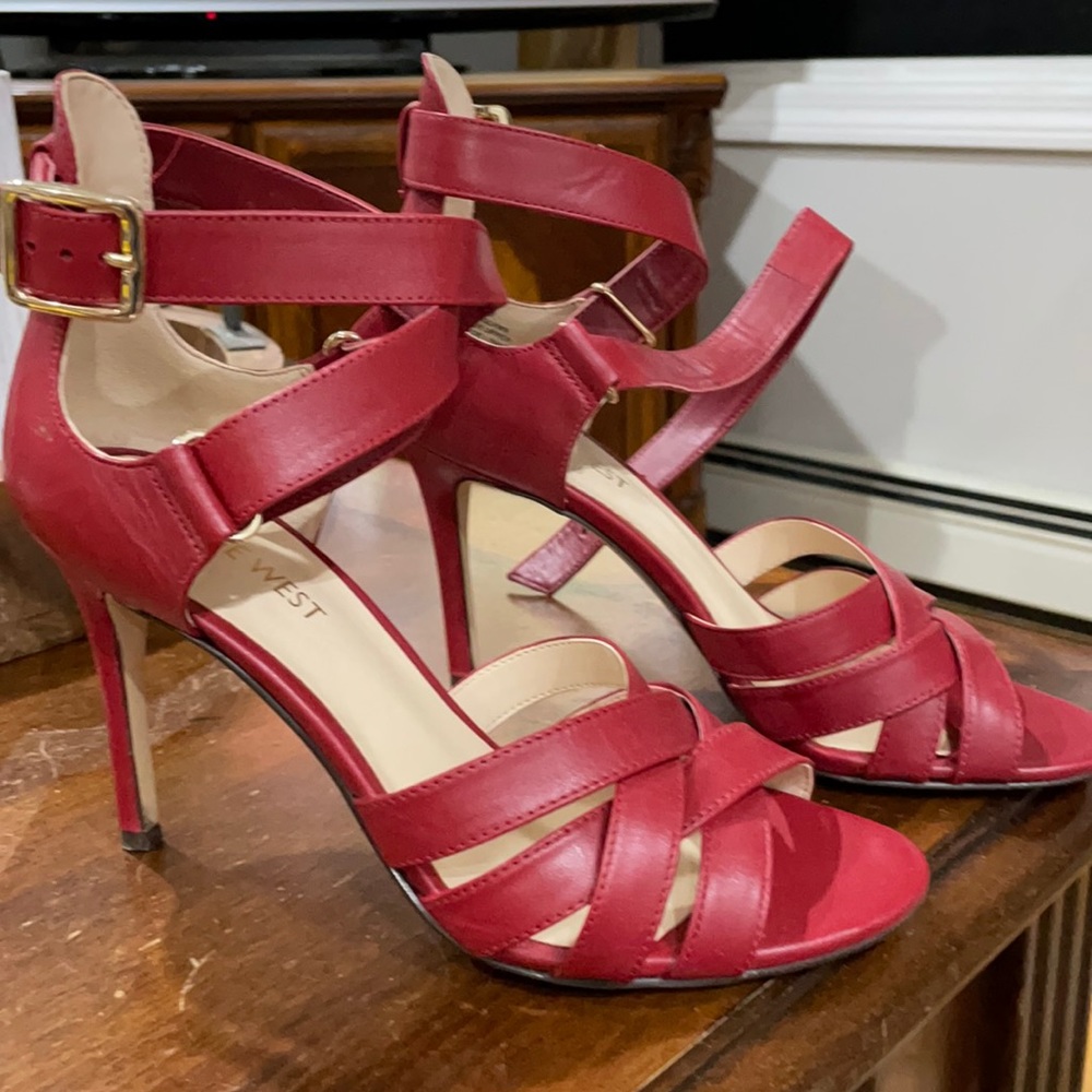 Red sandals